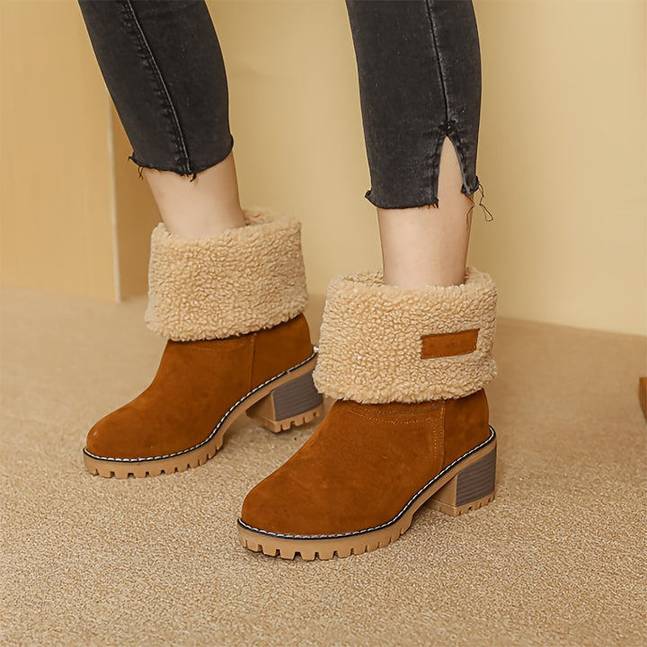 Rita | Cosy Cuffed Ankle Boots