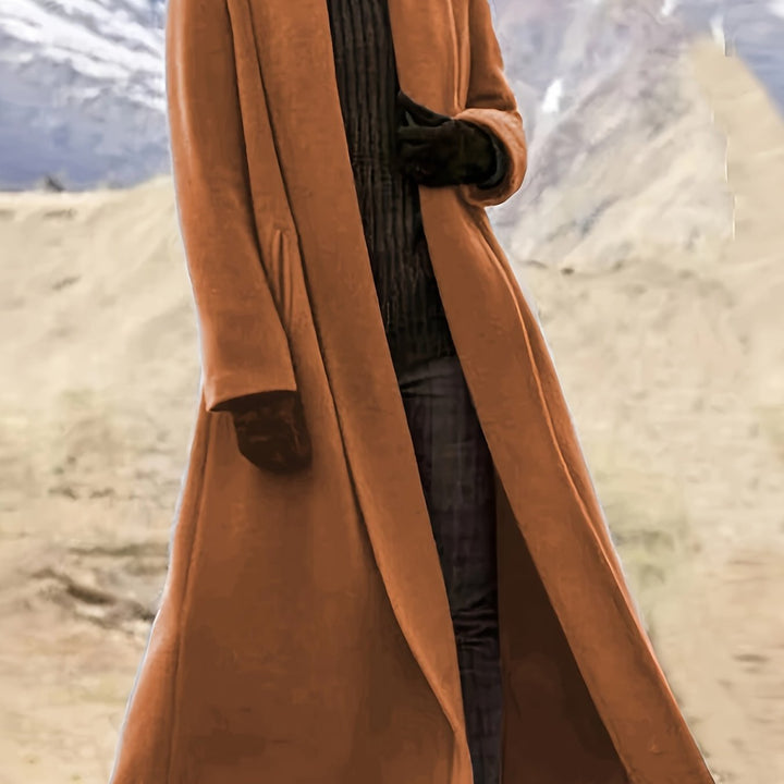 Clarissa | Longline Draped Coat