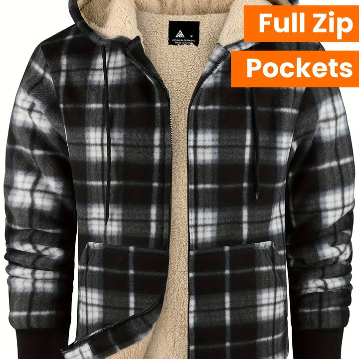 Graham | Hooded Plaid Shirt Jacket