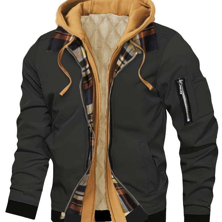 Everett | Insulated Hooded Zip Jacket