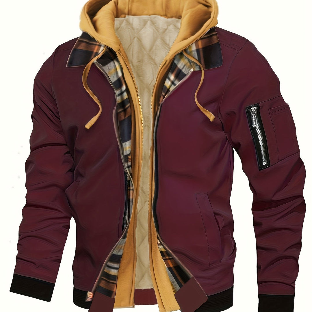 Everett | Insulated Hooded Zip Jacket