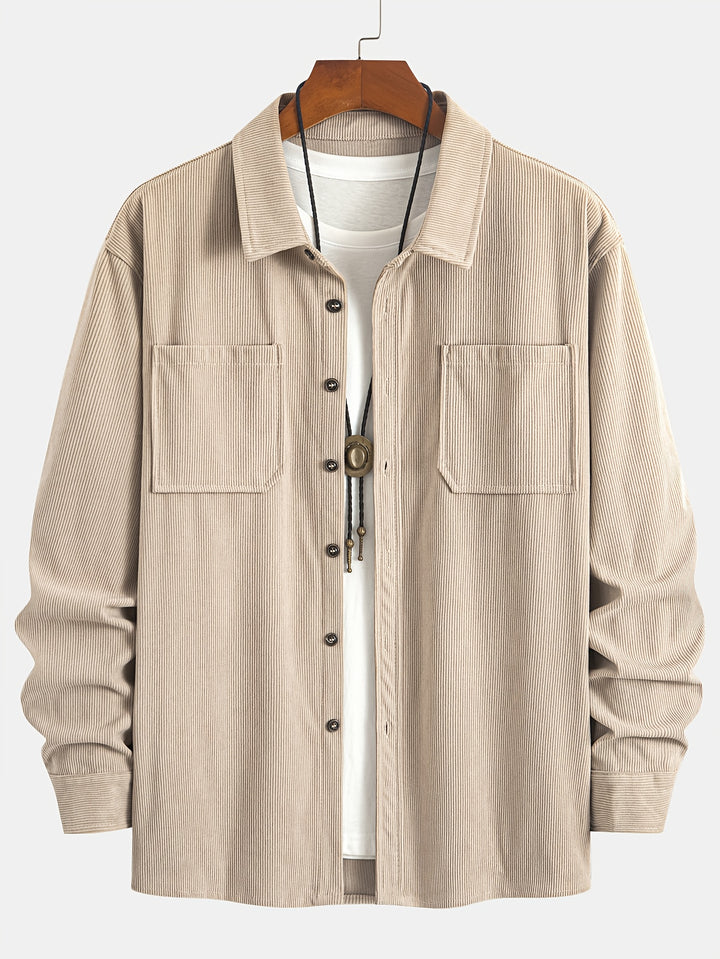 Dalton | Textured Ribbed Overshirt