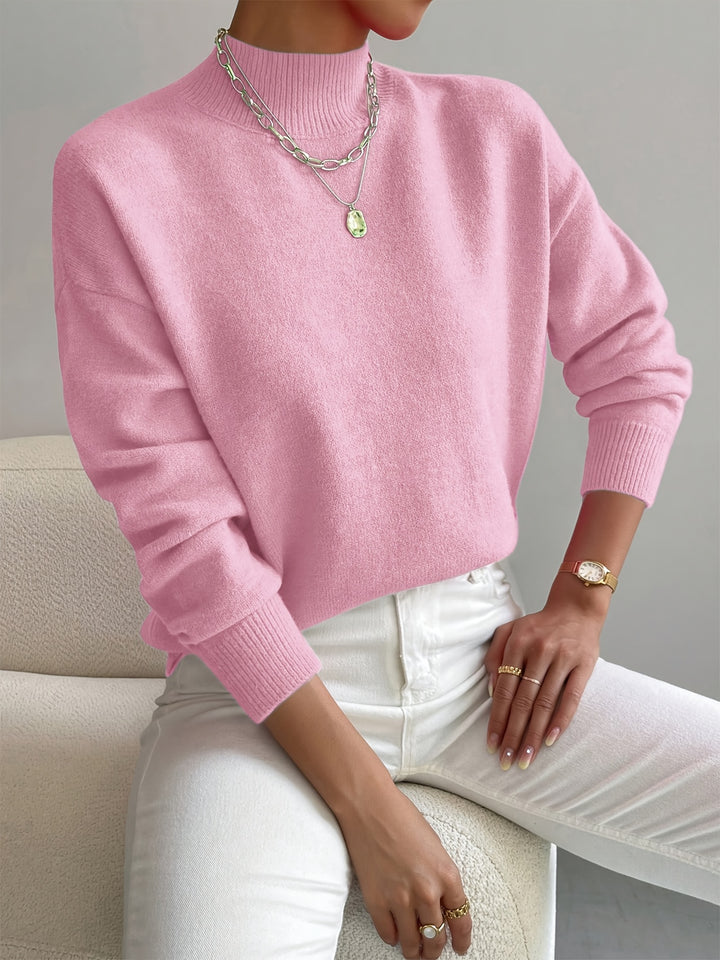 Sloane | Relaxed Mock Neck Jumper