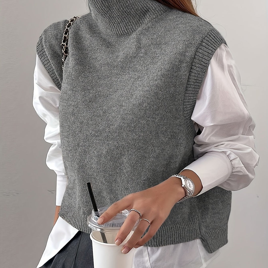 Eloora | High-Neck Sweater Vest