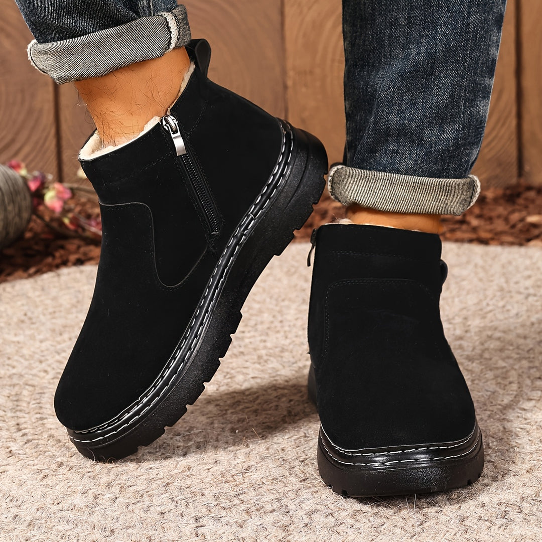Grayson | Cosy Side-Zip Ankle Boots