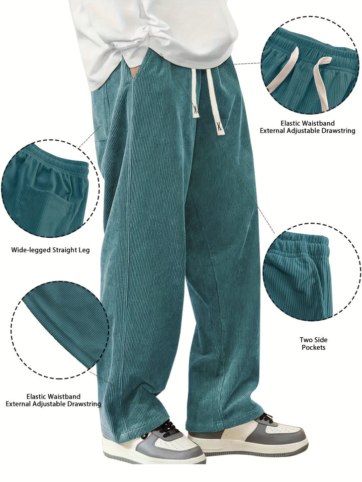 Wallace | Relaxed Straight-Leg Trousers