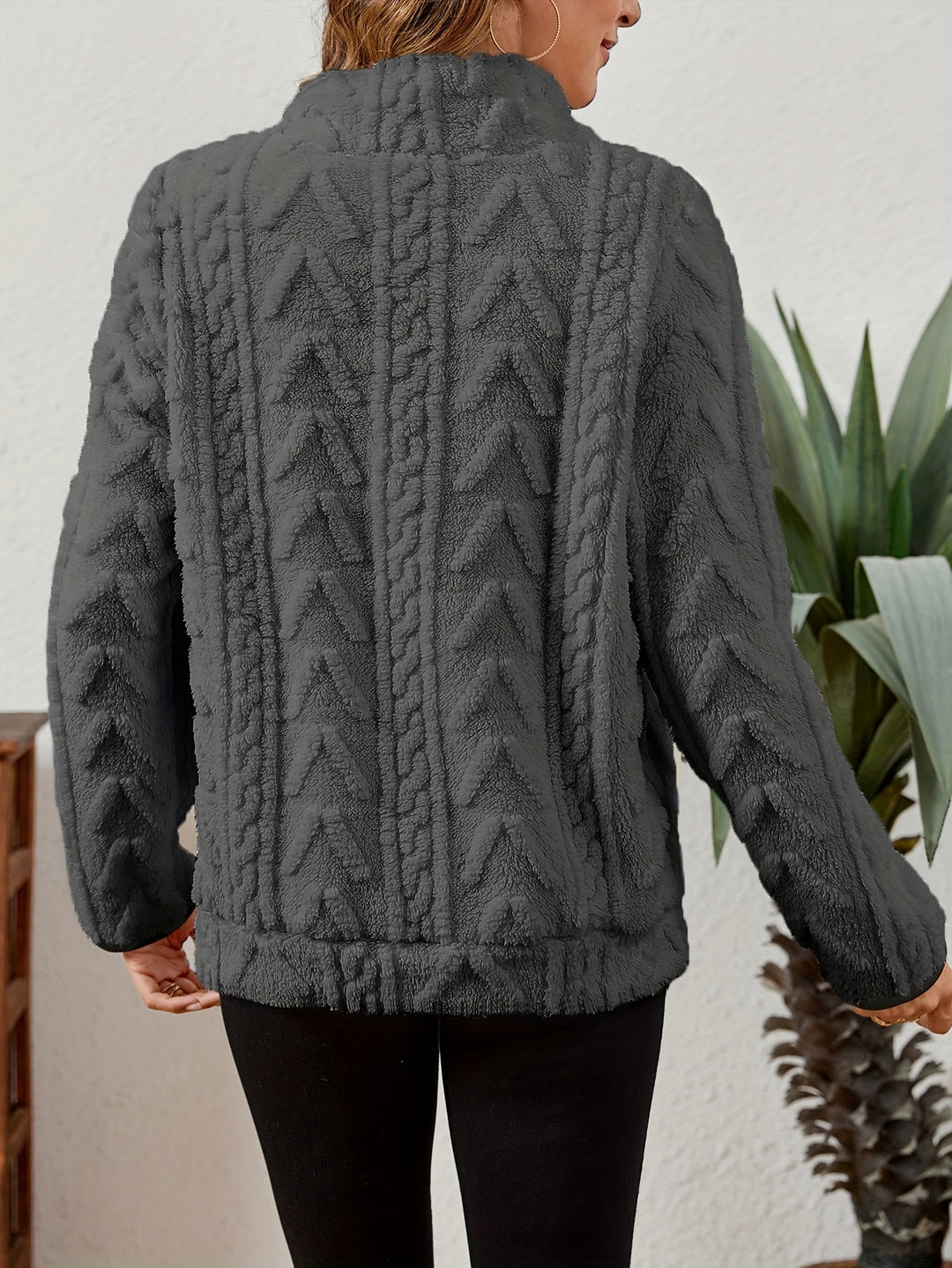 Juniper | Textured Half-Zip Pullover