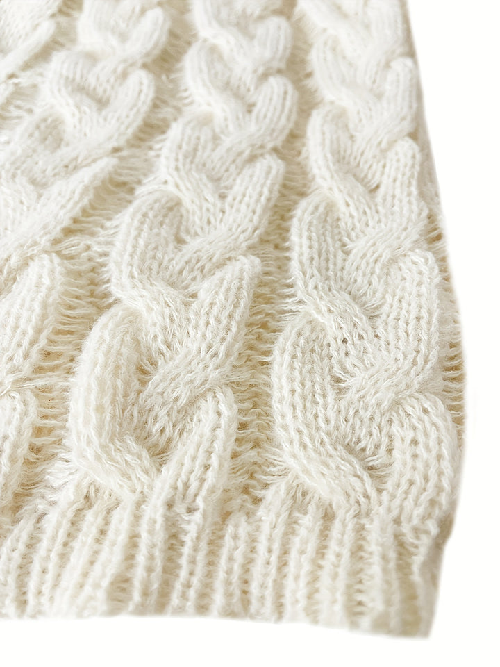 Coralee | Relaxed Cable-Knit Sweater