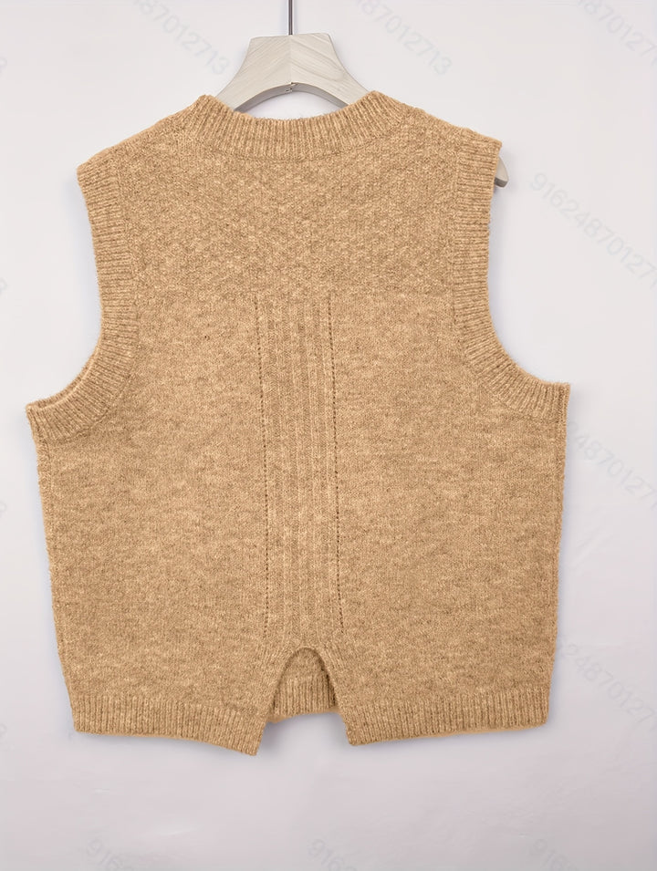 Evelina | Cable-Knit Vest