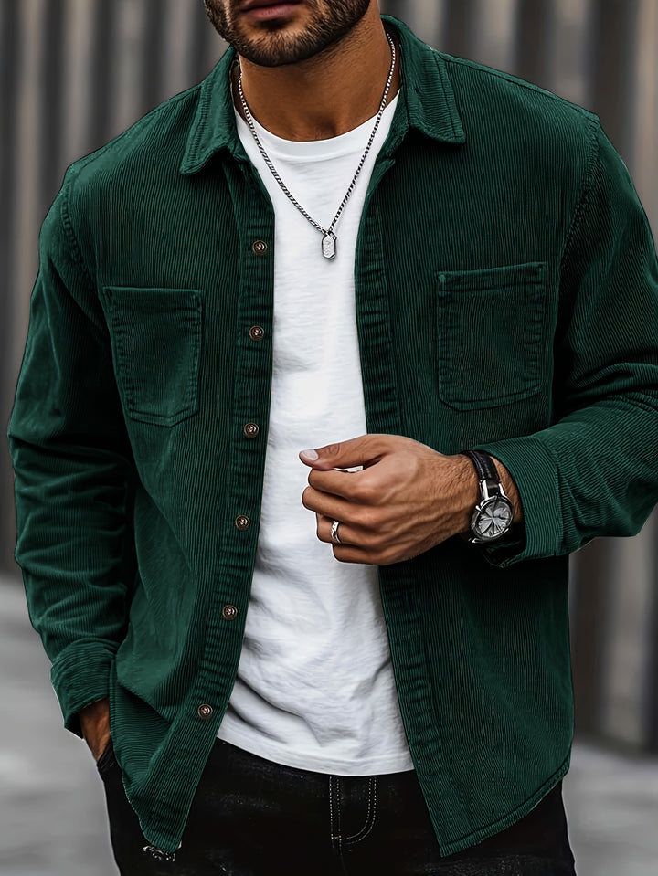 Dalton | Textured Ribbed Overshirt