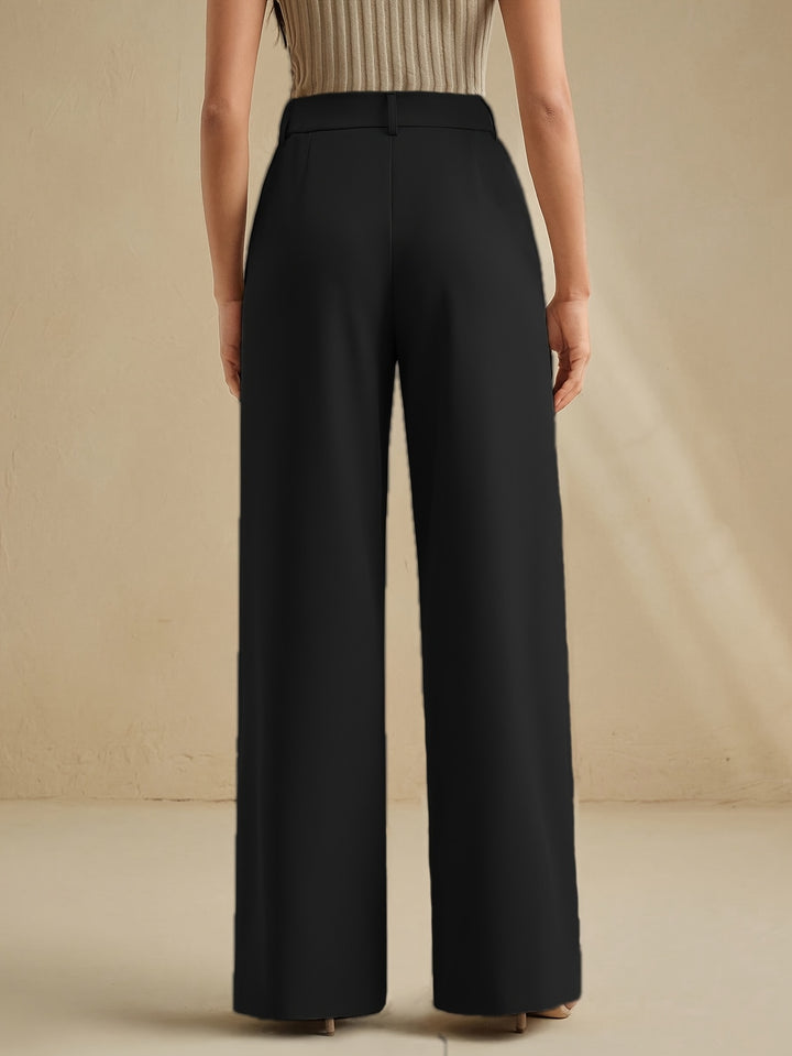 Georgia | Pleated Wide-Leg Trousers
