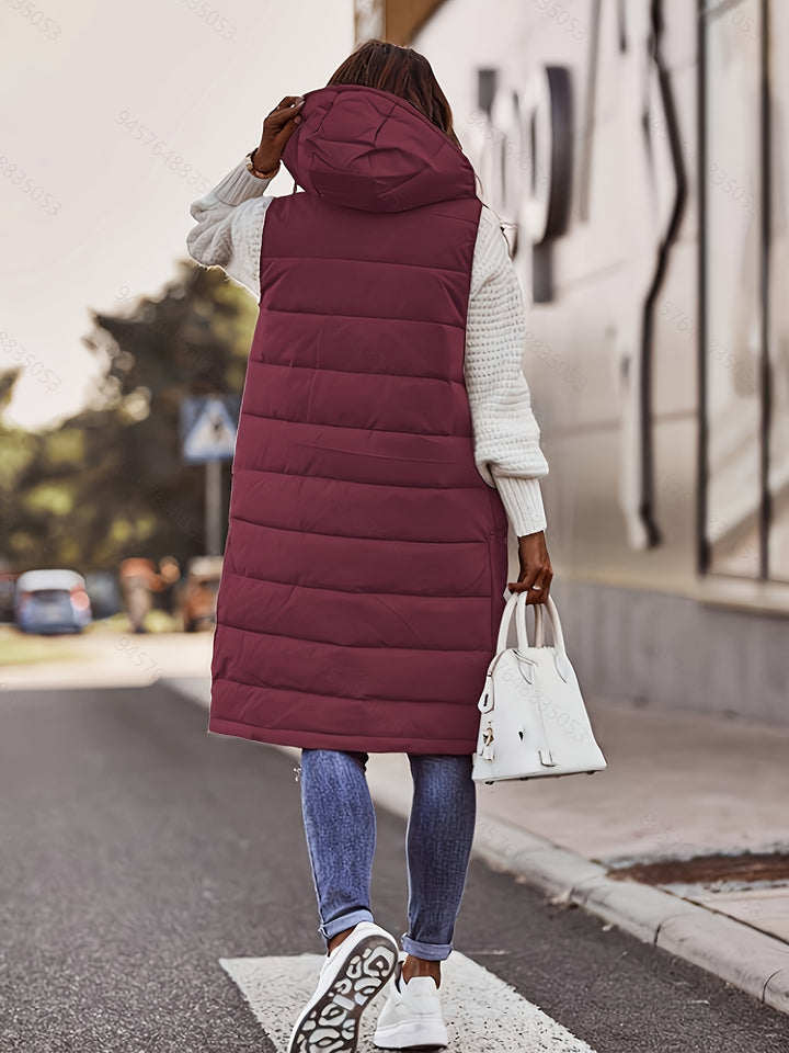 Sabina | Longline Hooded Gilet