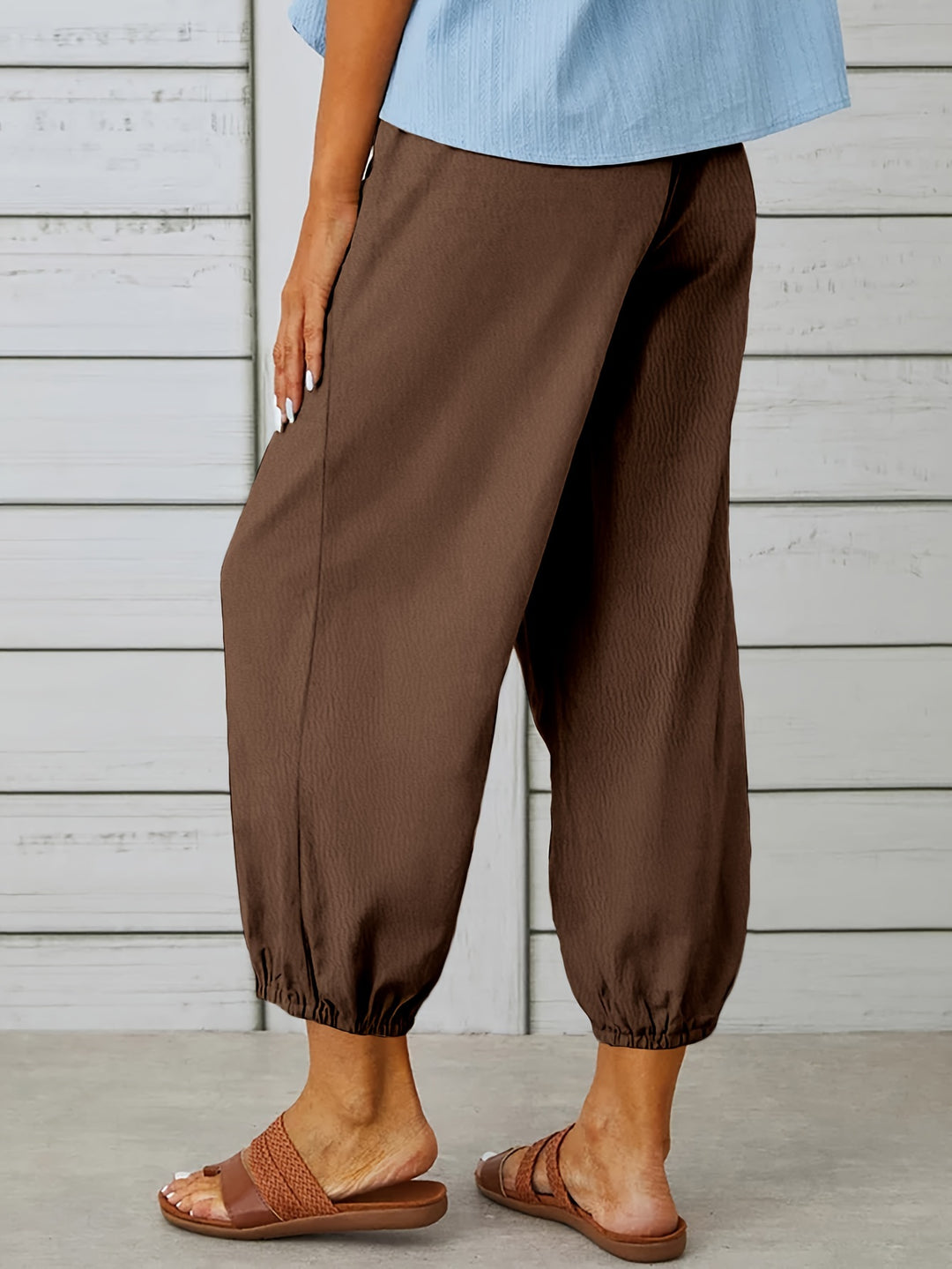 Colleen | Relaxed Drawstring Capris