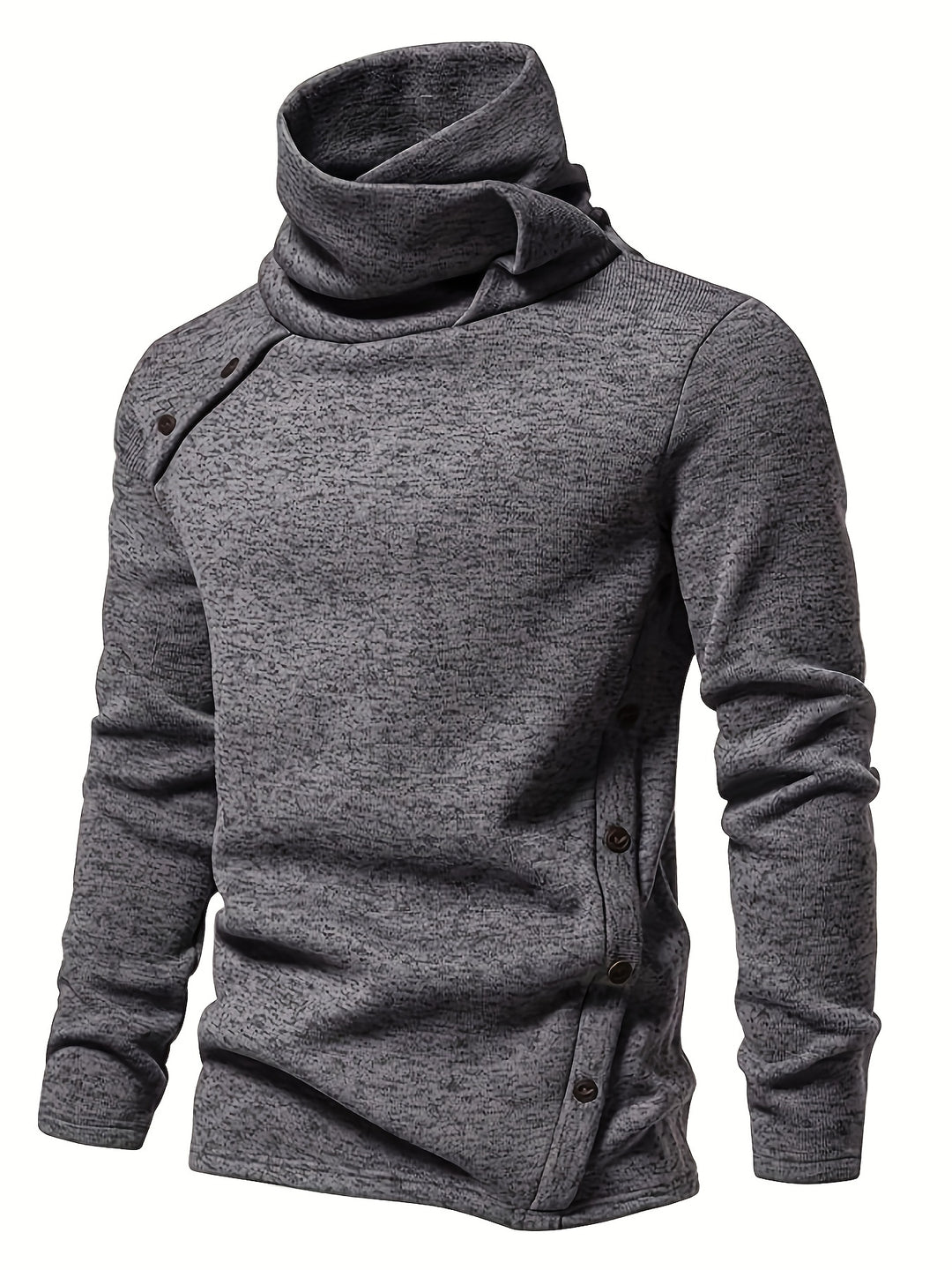 Spencer | Slouchy Collar Button-Up Sweater