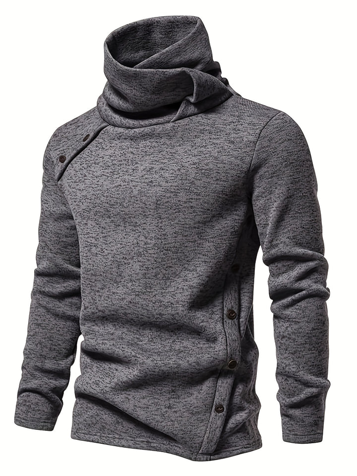 Spencer | Slouchy Collar Button-Up Sweater