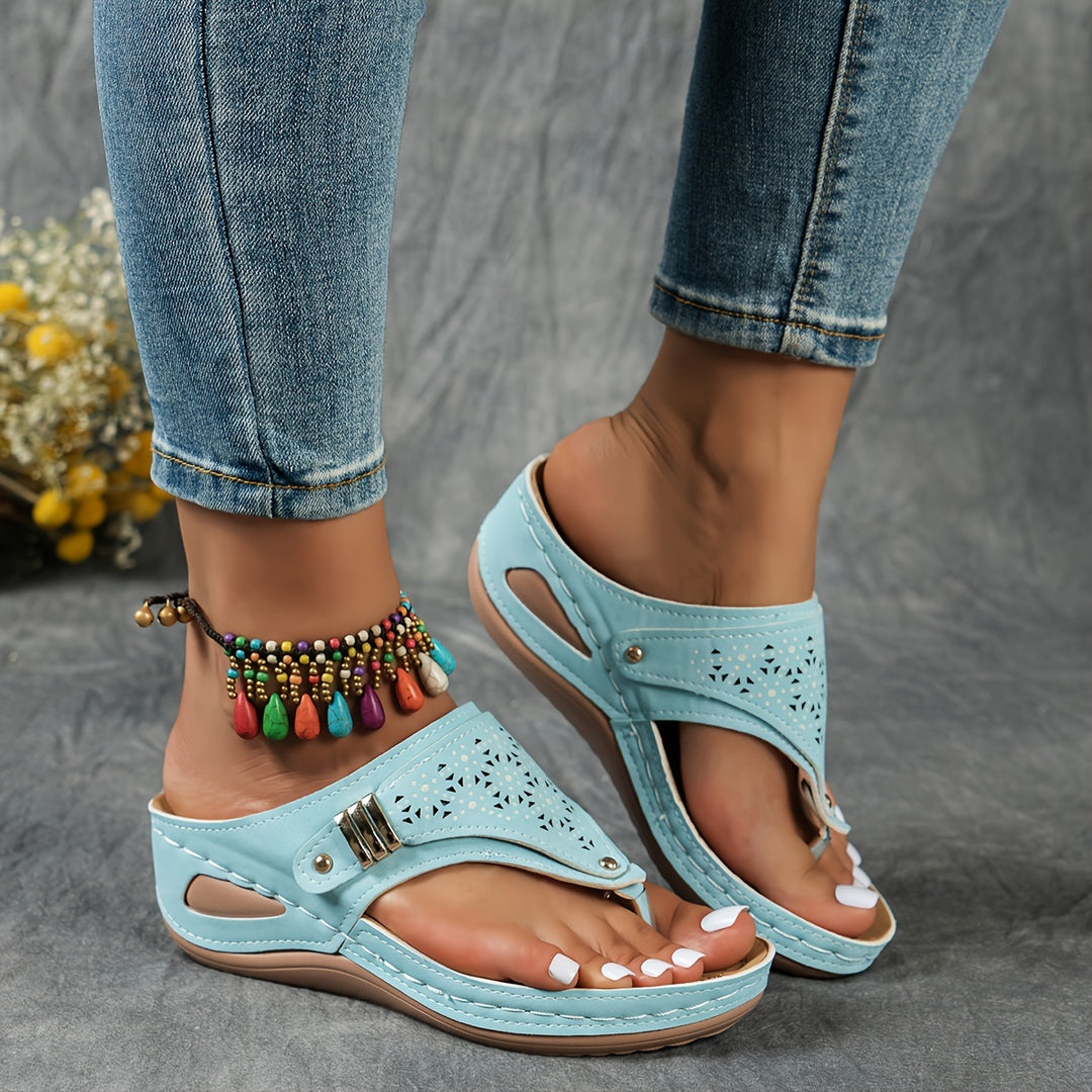 Simone | Arch-Support Wedge Sandals