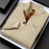 Lorenzo | Textured Stand-Collar Pullover