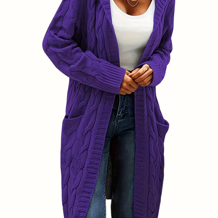 Rosanna | Longline Cable-Knit Cardigan