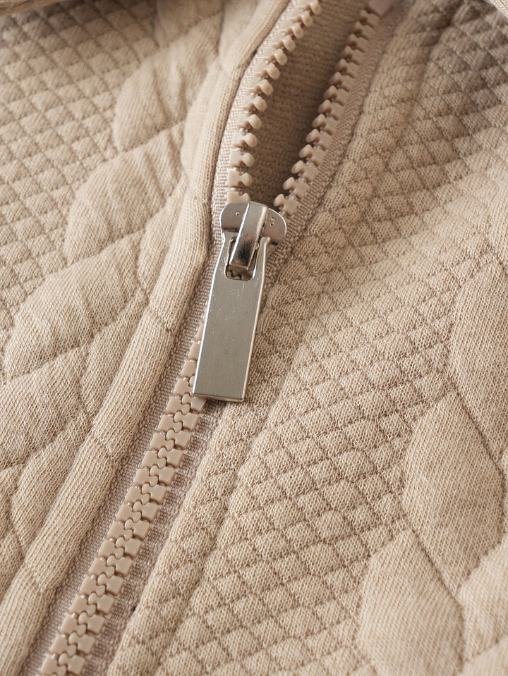 Harvey | Textured Half-Zip Pullover