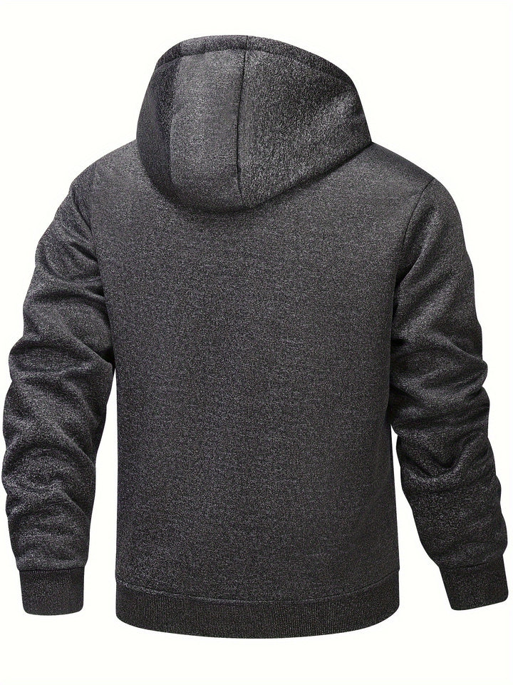Leonard | Cosy Hooded Zip-Up Jacket