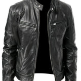 Roland | Stand-Collar Moto Jacket
