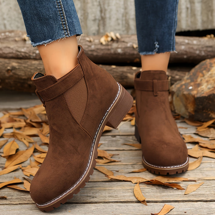 Marion | Refined Buckle Ankle Boots