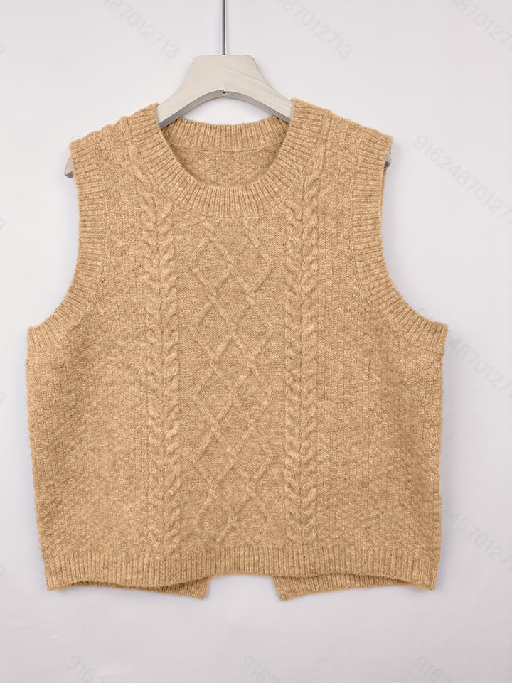 Evelina | Cable-Knit Vest