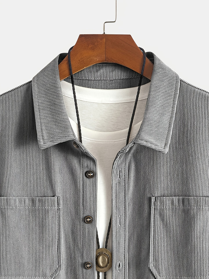 Dalton | Textured Ribbed Overshirt