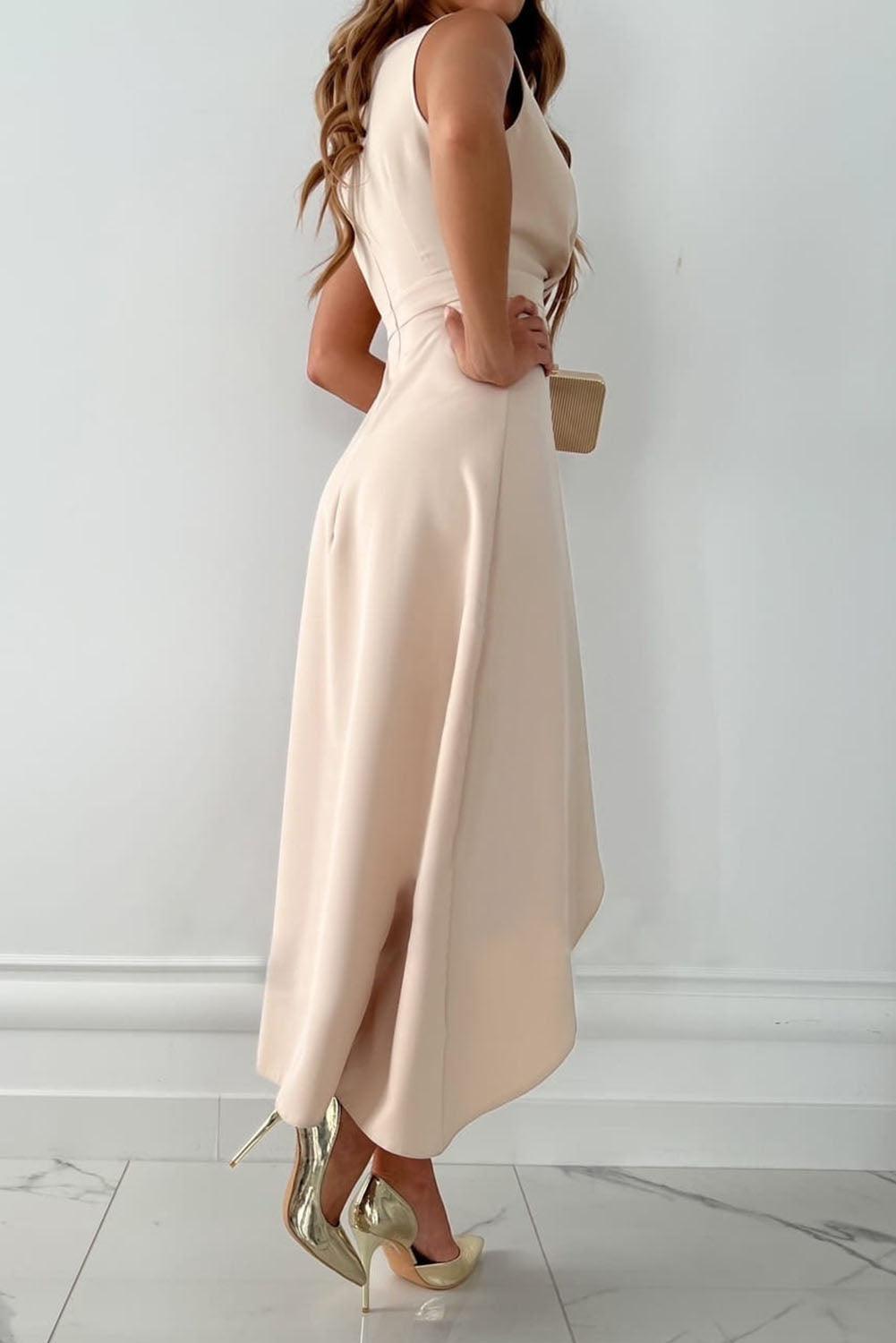 Elowen | Elegant Wrap Midi Dress