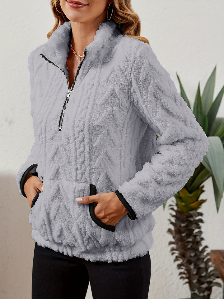 Juniper | Textured Half-Zip Pullover