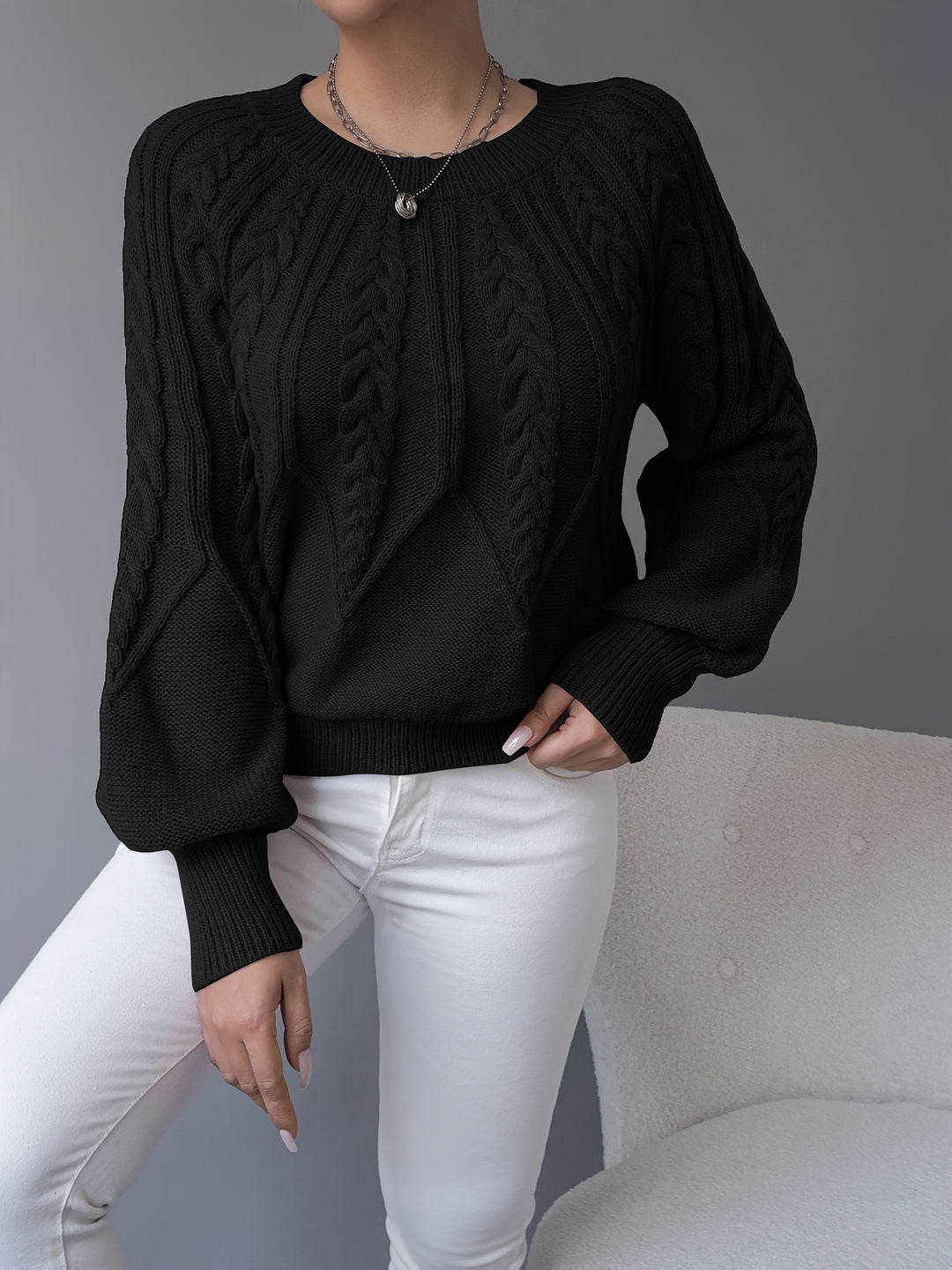 Grace | Chunky Cable-Knit Sweater