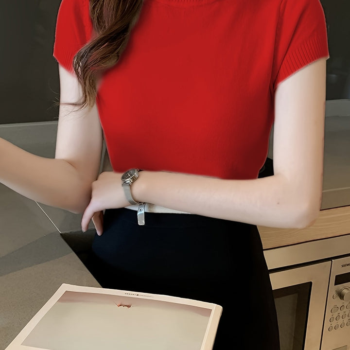 Louise | Refined Half-Neck Top