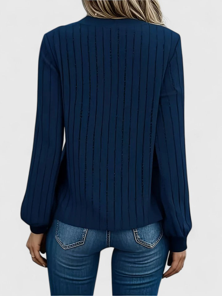 Katrina | Ribbed V-Neck Top