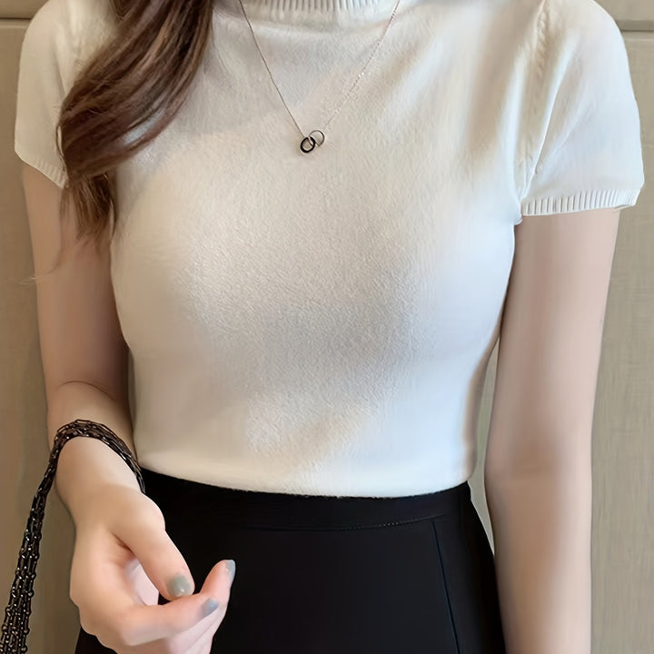 Louise | Refined Half-Neck Top