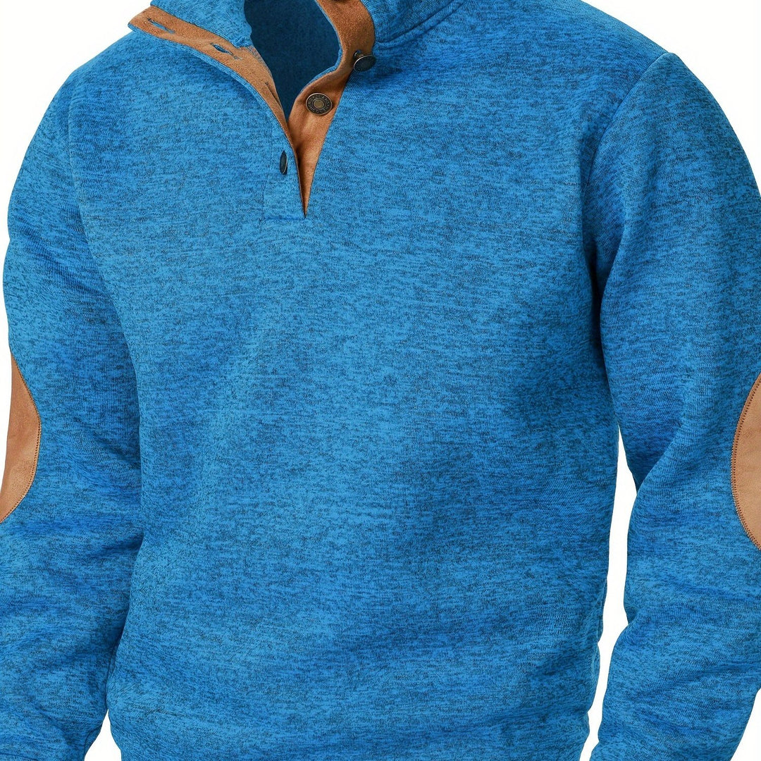 Wesson | Refined Button-Collar Pullover