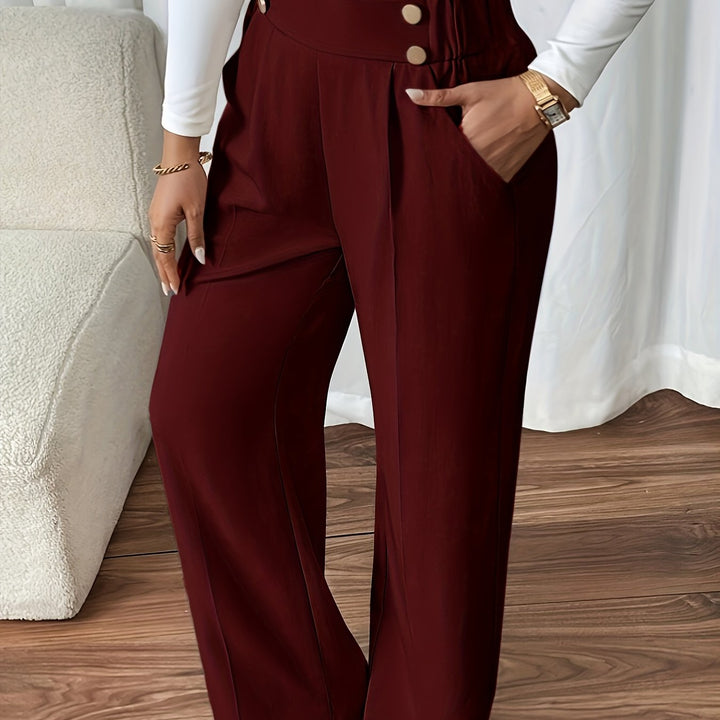 Amelia | Tailored Straight-Leg Trousers