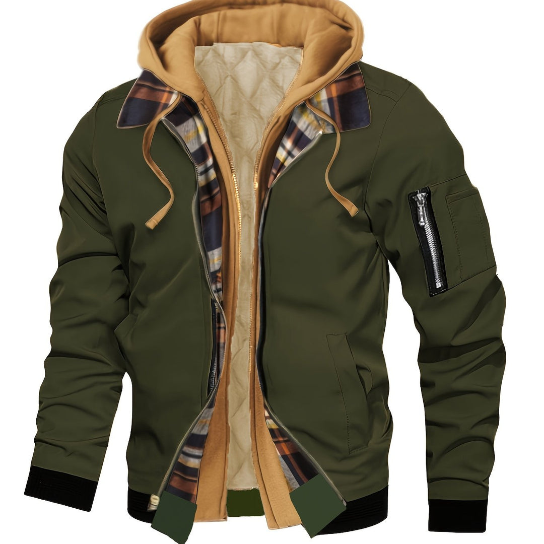 Everett | Insulated Hooded Zip Jacket