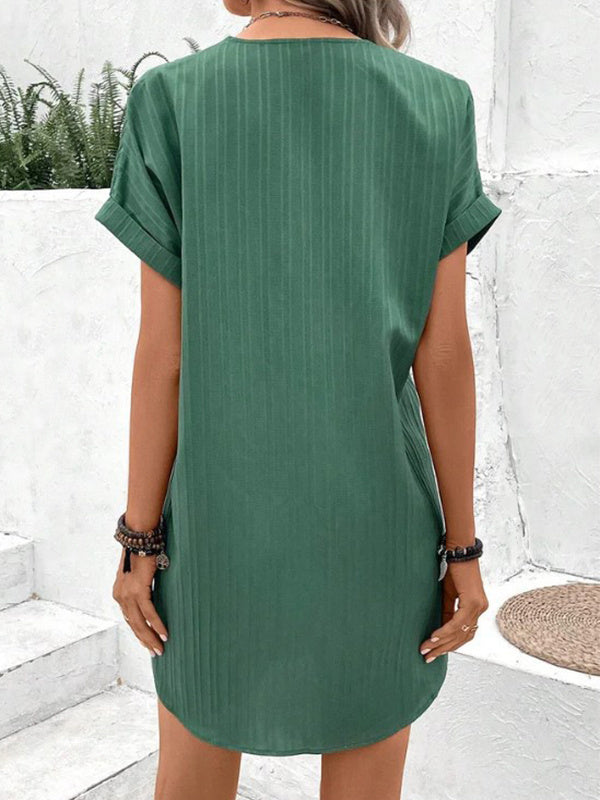 Sabrina | Relaxed V-Neck Shift Dress