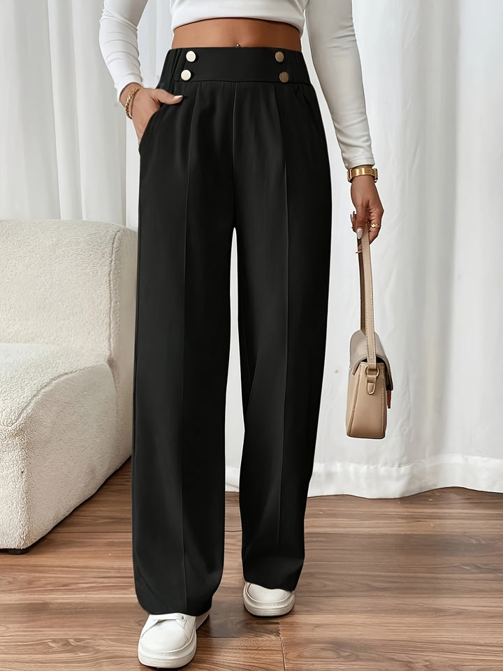 Amelia | Tailored Straight-Leg Trousers