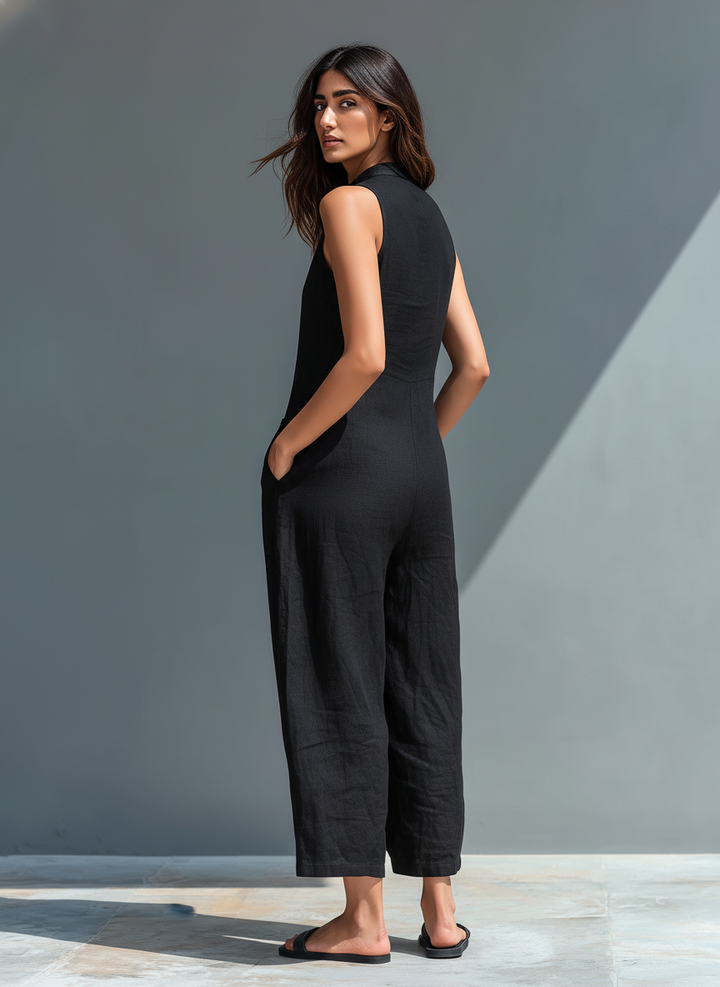 Sybil | Relaxed Sleeveless Jumpsuit