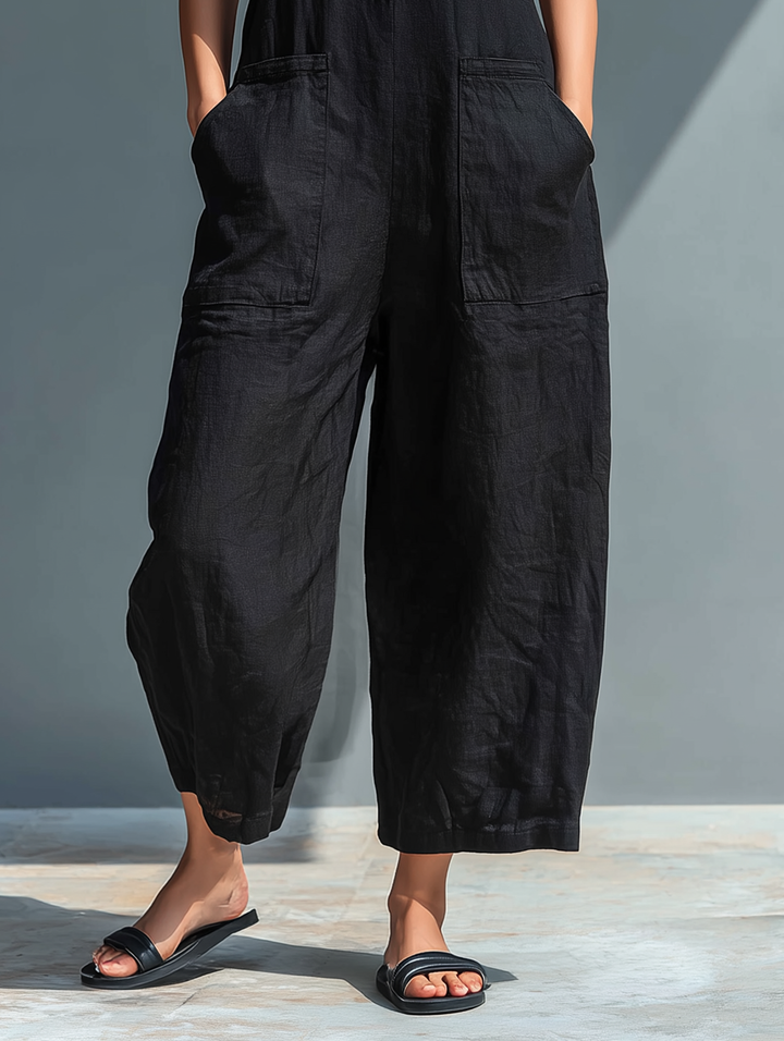 Sybil | Relaxed Sleeveless Jumpsuit