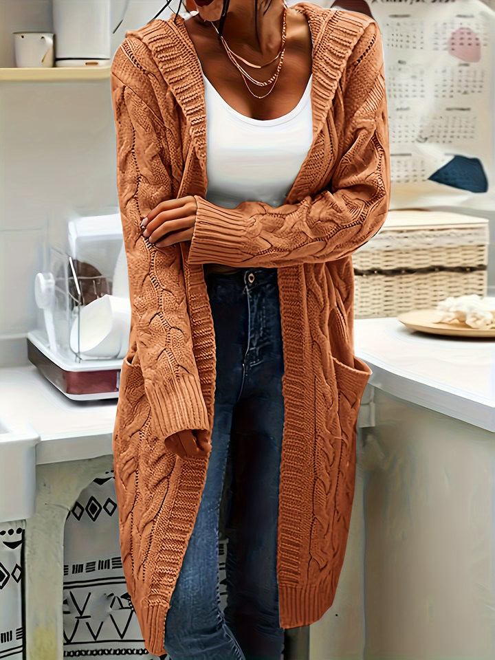 Rosanna | Longline Cable-Knit Cardigan