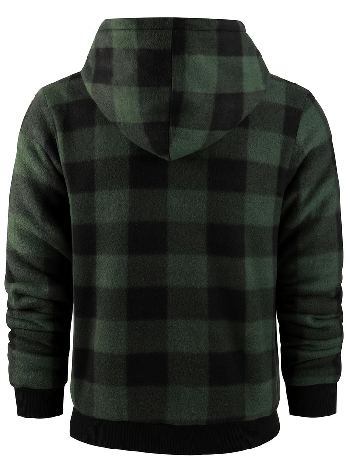 Graham | Hooded Plaid Shirt Jacket
