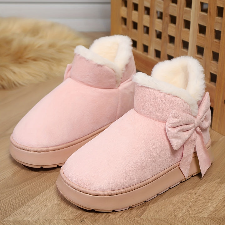 Marnie | Cosy Bow-Detail Ankle Boots