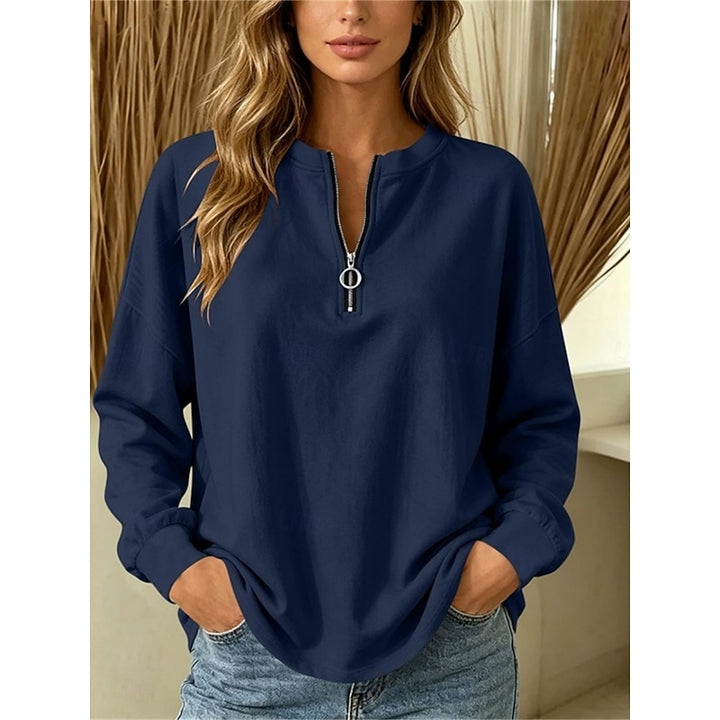 Mila | Relaxed Quarter-Zip Top