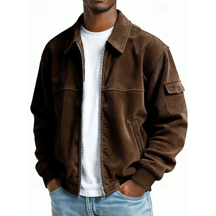 Cormac | Textured Zip Jacket