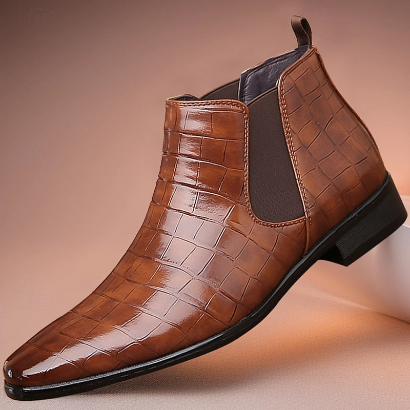 Nathan | Polished Chelsea Boots