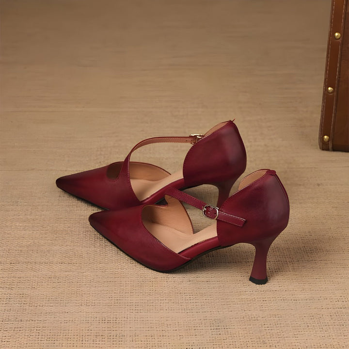 Diana | Elegant Crossover Strap Heels