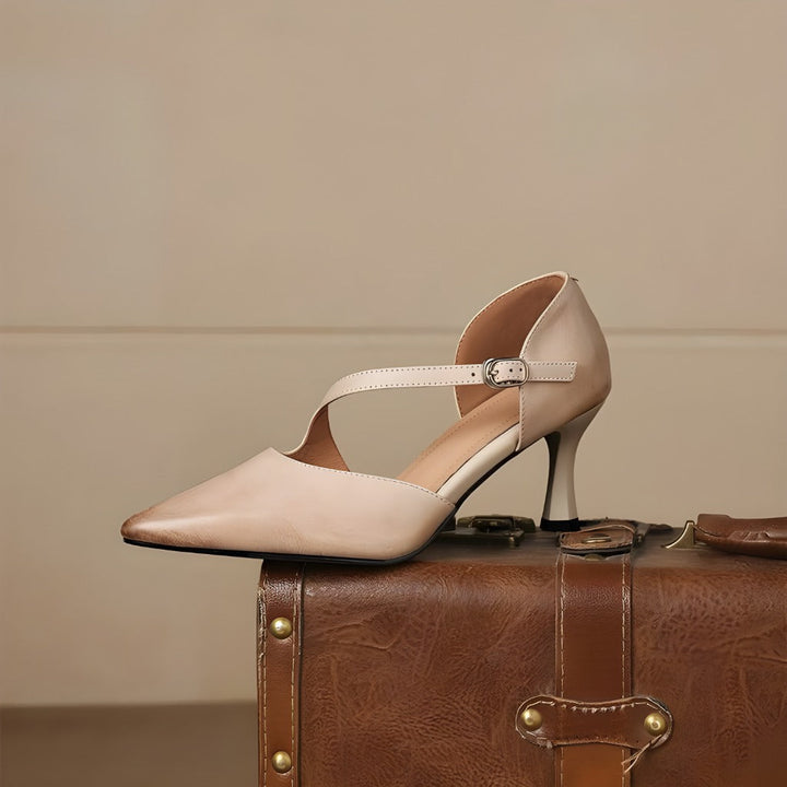 Diana | Elegant Crossover Strap Heels