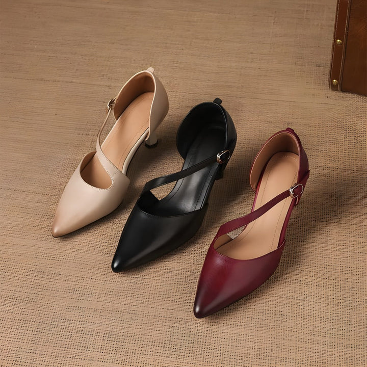 Diana | Elegant Crossover Strap Heels